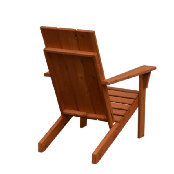 A&L Furniture Western Red Cedar Modern Adirondack Chair