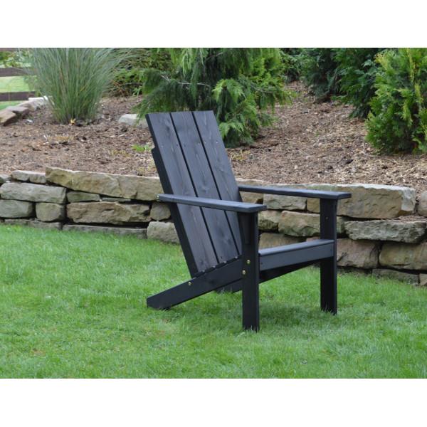 A&L Furniture Western Red Cedar Modern Adirondack Chair