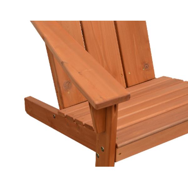 A&L Furniture Western Red Cedar Modern Adirondack Chair