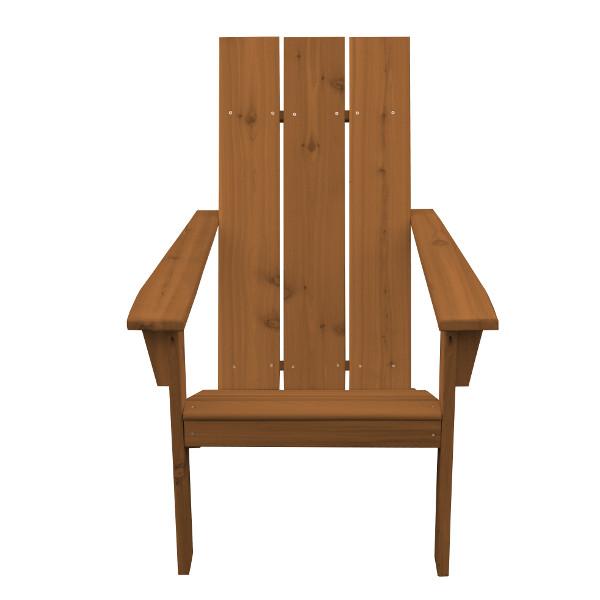 A&L Furniture Western Red Cedar Modern Adirondack Chair