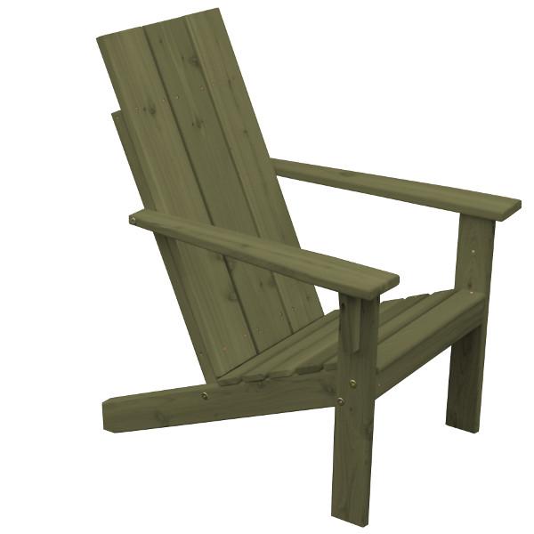 A&L Furniture Western Red Cedar Modern Adirondack Chair