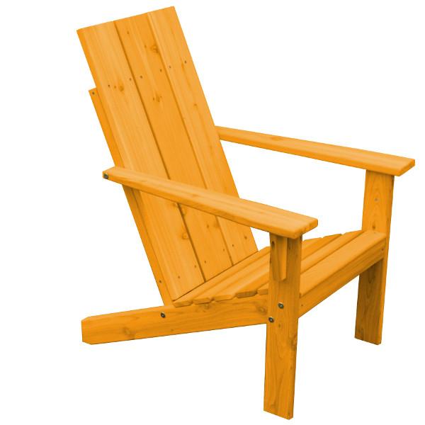 A&L Furniture Western Red Cedar Modern Adirondack Chair