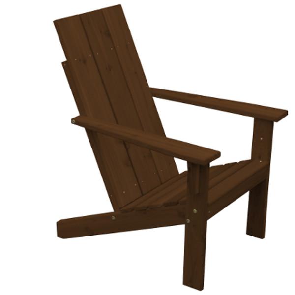 A&L Furniture Western Red Cedar Modern Adirondack Chair